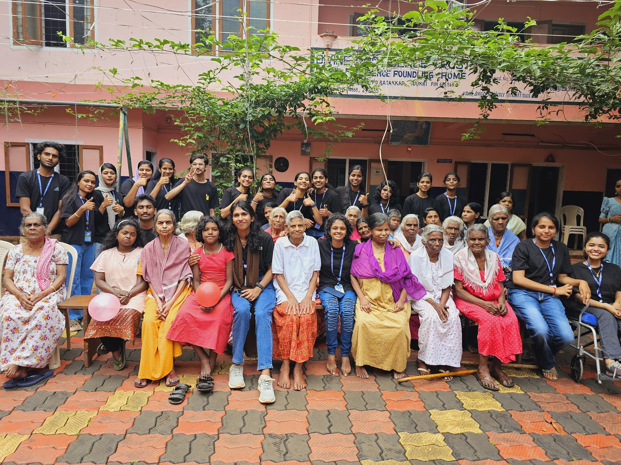 Carmelgiri College's diverse student body